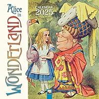 Algopix Similar Product 9 - Alice in Wonderland Wall Calendar 2025