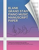 Algopix Similar Product 11 - Blank Grand Staff Piano Music