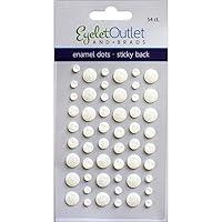 Algopix Similar Product 1 - Eyelet Outlet AdhesiveBack Enamel Dots