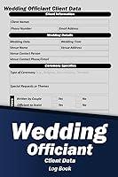 Algopix Similar Product 7 - Wedding Officiant Client Data Log Book