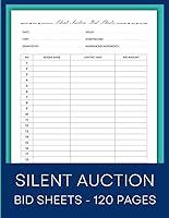 Algopix Similar Product 2 - Silent Auction Bid Sheets Silent