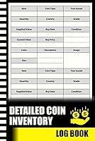 Algopix Similar Product 7 - Detailed Coin Inventory Log Book Coin