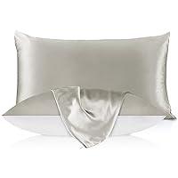 Algopix Similar Product 1 - LILYSILK 19mm Silk Pillowcase for Hair