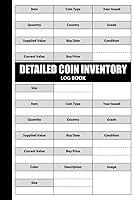 Algopix Similar Product 13 - Detailed Coin Inventory Log Book Coin