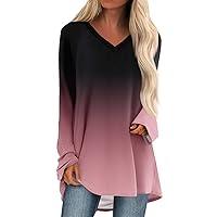 Algopix Similar Product 19 - Long Sleeve Tops for Women Trendy Fall