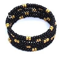 Algopix Similar Product 7 - Memory Wire Handmade Wrap Beaded