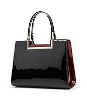 Algopix Similar Product 20 - ADINGAPatent Leather Handbags for