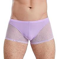 Algopix Similar Product 6 - Men Sexy Mesh Underwear Low Rise See