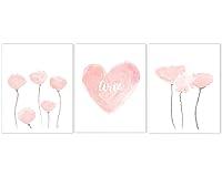 Algopix Similar Product 4 - Blush Baby Nursery Wall Art Blush