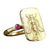 Algopix Similar Product 7 - Caprixus Signet Ring 925 Sterling