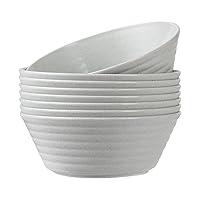 Algopix Similar Product 10 - DUOLUV Cereal Bowl Set of 8 Soup Bowls