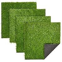 Algopix Similar Product 14 - Juvale 4Pack Artificial Grass Mat