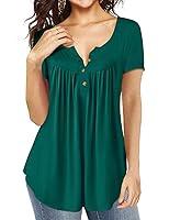 Algopix Similar Product 3 - AMCLOS Womens Casual Tops Tee Shirts