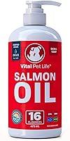 Algopix Similar Product 2 - Salmon Oil for Dogs  Cats  Healthy
