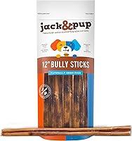 Algopix Similar Product 1 - JackPup Thick Bully Sticks  12 Inch