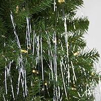 Algopix Similar Product 3 - Northlight 1000ct Silver Tinsel Icicle