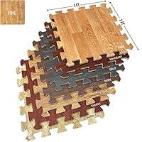 Algopix Similar Product 10 - Sorbus Wood Grain Floor Mats Foam