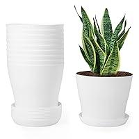 Algopix Similar Product 2 - JERIA 10Pack 55 Plastic Plant Pots