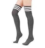 Algopix Similar Product 7 - Durio Womens Thigh High Socks Thigh