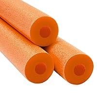 Algopix Similar Product 7 - Chochkees Orange Pool Noodles 3Pack