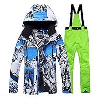 Algopix Similar Product 19 - Men Ski Suits Warm Snow Jacket and