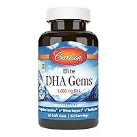 Algopix Similar Product 8 - Carlson  Elite DHA Gems 1000 mg DHA