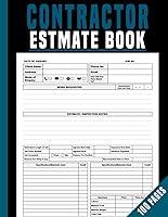 Algopix Similar Product 18 - Estimate Book Contractor Construction