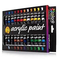 Algopix Similar Product 4 - Colore Acrylic Paint Set - 24 Colors