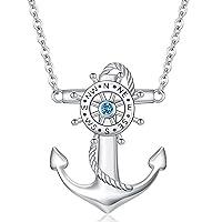 Algopix Similar Product 8 - KoyeKei Anchor Necklace for Women