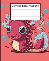 Algopix Similar Product 6 - Composition Notebook Axolotl Cute