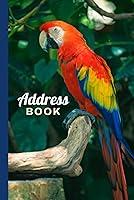 Algopix Similar Product 18 - Address Book Hardcover  Red Parrot