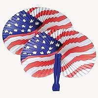 Algopix Similar Product 11 - Shindigz Patriotic Fans (1 Dozen)