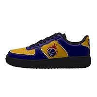 Algopix Similar Product 17 - UCCM Mens Fashion Sneakers Lakers