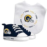 Algopix Similar Product 8 - Baby Fanatic Los Angeles Rams BibPre