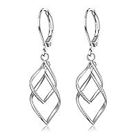 Algopix Similar Product 14 - HELORET Leverback Earrings Dangle