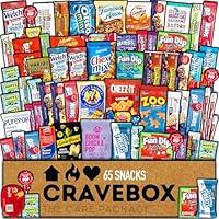 Algopix Similar Product 4 - CRAVEBOX Snack Box 65 Count Spring