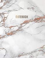 Algopix Similar Product 15 - Notebook Beautiful rose gold marble 