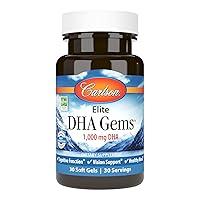 Algopix Similar Product 18 - Carlson  Elite DHA Gems 1000 mg DHA