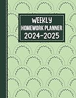 Algopix Similar Product 10 - Weekly Homework Planner 20242025