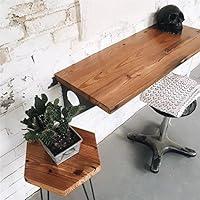 Algopix Similar Product 9 - Industrial Rustic WallMounted Table