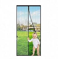 Algopix Similar Product 19 - Black Magnetic Screen Door Fit Door