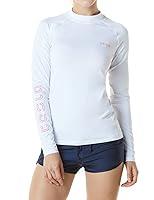 Algopix Similar Product 8 - TSLA Womens UPF 50Swim Shirt