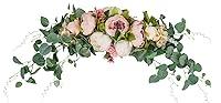 Algopix Similar Product 4 - HiiARug Artificial Peony Flower Swag