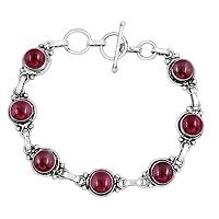 Algopix Similar Product 2 - Natural Garnet 925 Silver Plated