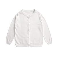 Algopix Similar Product 15 - Little Girl Knit Cardigan Sweater 