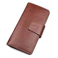 Algopix Similar Product 11 - AXUEQIN 2024 New Wallet Mens leather