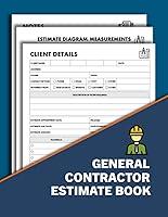 Algopix Similar Product 17 - General Contractor Estimate Book Log