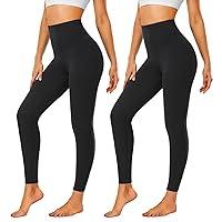 Algopix Similar Product 5 - CTHH Black Leggings for WomenWorkout