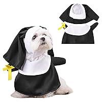 Algopix Similar Product 5 - HOTUMN Nun Dog Halloween Costume 