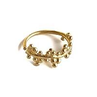 Algopix Similar Product 8 - Unique Nose Hoop Gold Plated Nose Ring
